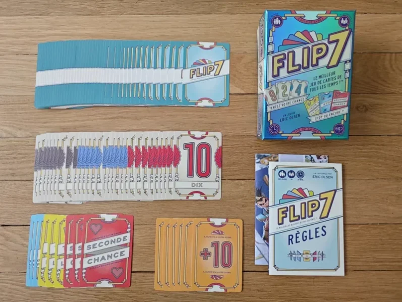 Alle Karten von Flip 7 
Fotoquelle: BGG
