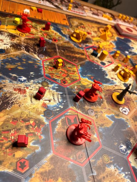 Sythe Brettspiel Spielfeld