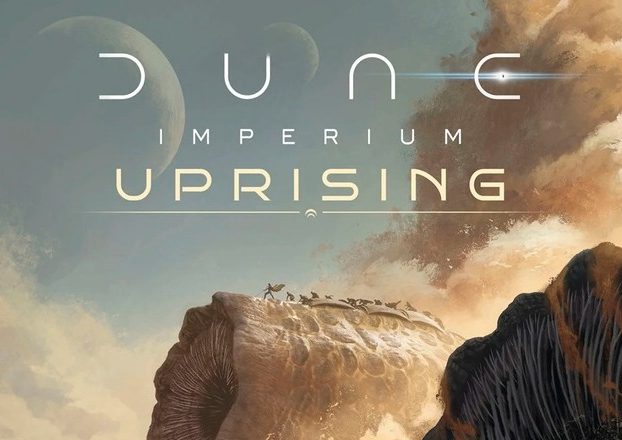 Dünenlandschaft mit dem Titel „Dune: Imperium - Uprising“.